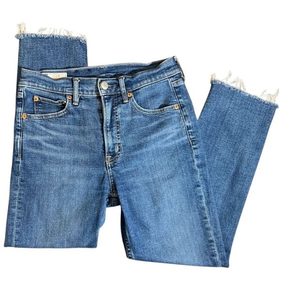 Gap High Rise Cigarette Jeans slim straight ankle Size 27 4 Petite - Picture 16 of 16